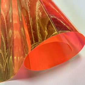 20*30/95Cm Transparent PVC Fabric Iridescent Holographic Laser Rainbow Shiny Vinyl DIY Bow Earring Making Craft Bag Sheet/Roll